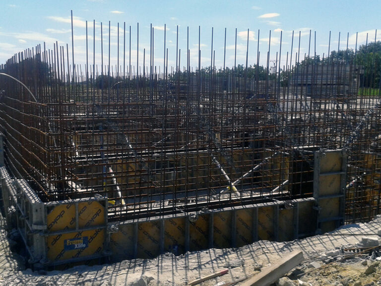 Technológia výstavby ČOV Kolárovo